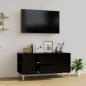 Preview: ARDEBO.de - TV-Schrank Schwarz 102x44,5x50 cm Holzwerkstoff