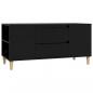 Preview: TV-Schrank Schwarz 102x44,5x50 cm Holzwerkstoff