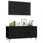 Preview: TV-Schrank Schwarz 102x44,5x50 cm Holzwerkstoff