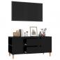 Preview: TV-Schrank Schwarz 102x44,5x50 cm Holzwerkstoff