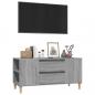 Preview: TV-Schrank Grau Sonoma 102x44,5x50 cm Holzwerkstoff