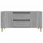 Preview: TV-Schrank Grau Sonoma 102x44,5x50 cm Holzwerkstoff