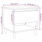 Preview: Nachttische 2 Stk. Sonoma-Eiche 50x46x50 cm Holzwerkstoff