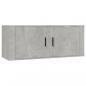 Preview: TV-Wandschrank Betongrau 100x34,5x40 cm