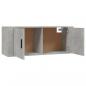 Preview: TV-Wandschrank Betongrau 100x34,5x40 cm