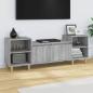 Preview: ARDEBO.de - TV-Schrank Grau Sonoma 160x35x55 cm Holzwerkstoff