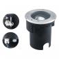 Preview: ARDEBO.de EVN LED Bodeneinbauleuchte - rund - EDS / Alu IP67 - 220-240V - 7W - 3000K - 373lm, edelstahl (PC67107002)