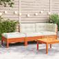 Preview: ARDEBO.de - Gartensofa mit Kissen und Hocker 2-Sitzer