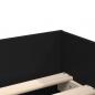 Preview: Bettgestell mit Schubladen Schwarz 90x190 cm