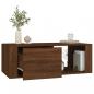 Preview: Couchtisch Braun Eichen-Optik 100x50,5x35 cm Holzwerkstoff