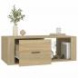 Preview: Couchtisch Sonoma-Eiche 100x50,5x35 cm Holzwerkstoff