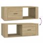 Preview: Couchtisch Sonoma-Eiche 100x50,5x35 cm Holzwerkstoff