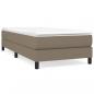 Preview: Boxspringbett mit Matratze Taupe 90x200 cm Stoff