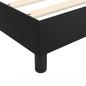 Preview: Boxspringbett mit Matratze Schwarz 80x200 cm Kunstleder