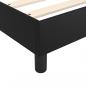 Preview: Boxspringbett mit Matratze Schwarz 90x190 cm Kunstleder