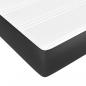 Preview: Boxspringbett mit Matratze Schwarz 90x190 cm Kunstleder