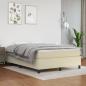 Preview: ARDEBO.de - Boxspringbett mit Matratze Creme 140x200 cm Kunstleder