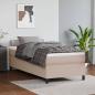 Preview: ARDEBO.de - Boxspringbett Matratze Cappuccino-Braun 100x200cm Kunstleder