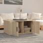 Preview: Couchtisch Sonoma-Eiche 80x50x36 cm Holzwerkstoff