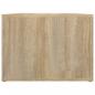 Preview: Couchtisch Sonoma-Eiche 80x50x36 cm Holzwerkstoff