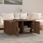 Preview: Couchtisch Braun Eichen-Optik 80x50x36 cm Holzwerkstoff