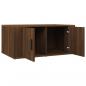 Preview: Couchtisch Braun Eichen-Optik 80x50x36 cm Holzwerkstoff