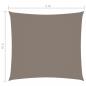 Preview: Sonnensegel Oxford-Gewebe Quadratisch 3x3 m Taupe