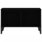 Preview: Couchtisch Schwarz 60x50x36,5 cm Holzwerkstoff