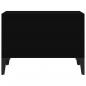 Preview: Couchtisch Schwarz 60x50x36,5 cm Holzwerkstoff