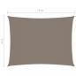 Preview: Sonnensegel Oxford-Gewebe Rechteckig 3x4 m Taupe