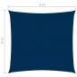 Preview: Sonnensegel Oxford-Gewebe Quadratisch 6x6 m Blau