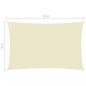 Preview: Sonnensegel Oxford-Gewebe Rechteckig 5x8 m Creme