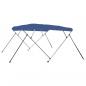 Preview: ARDEBO.de - 4-Bow Bimini Top Blau 243x180x137 cm