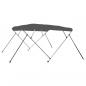 Preview: ARDEBO.de - 4-Bow Bimini Top Anthrazit 243x210x137 cm