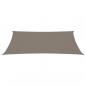 Preview: Sonnensegel Oxford-Gewebe Rechteckig 3x6 m Taupe