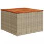 Preview: 12-tlg. Garten-Sofagarnitur mit Kissen Grau Poly Rattan