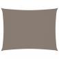 Preview: Sonnensegel Oxford-Gewebe Rechteckig 6x8 m Taupe