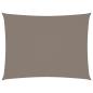 Preview: Sonnensegel Oxford-Gewebe Rechteckig 4x6 m Taupe