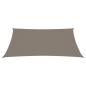 Preview: Sonnensegel Oxford-Gewebe Rechteckig 4x6 m Taupe