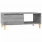 Preview: Couchtisch Grau Sonoma 90x50x36,5 cm Holzwerkstoff