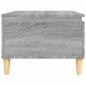 Preview: Couchtisch Grau Sonoma 90x50x36,5 cm Holzwerkstoff