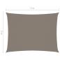 Preview: Sonnensegel Oxford-Gewebe Rechteckig 2x3 m Taupe