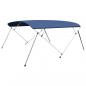 Preview: 4-Bow Bimini Top Marineblau 243x(230-244)x137 cm 