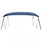 Preview: 4-Bow Bimini Top Marineblau 243x(230-244)x137 cm 