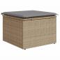 Preview: 5-tlg. Garten-Sofagarnitur mit Kissen Beige Poly Rattan