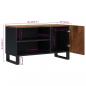 Preview: TV-Schrank 80x33x46 cm Altholz Massiv & Holzwerkstoff