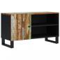 Preview: TV-Schrank 80x33x46 cm Altholz Massiv & Holzwerkstoff