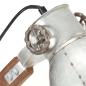 Preview: Schreibtischlampe Industriestil Silbern Rund 58x18x90 cm E27  