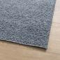 Preview: Teppich Shaggy Hochflor Modern Blau 120x120 cm