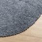 Preview: Teppich Shaggy Hochflor Modern Blau Ø 200 cm